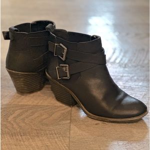 Sole Society Black Ankle Boots